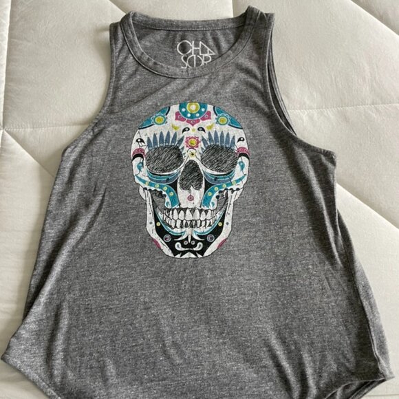 Chaser Skull Tank - New - Picture 1 of 3